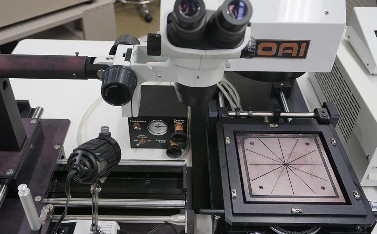 Used OAI 0130-040-15 light source, shutter timer, RPS 2105C2 power supply, Olympus SZ61 microscope