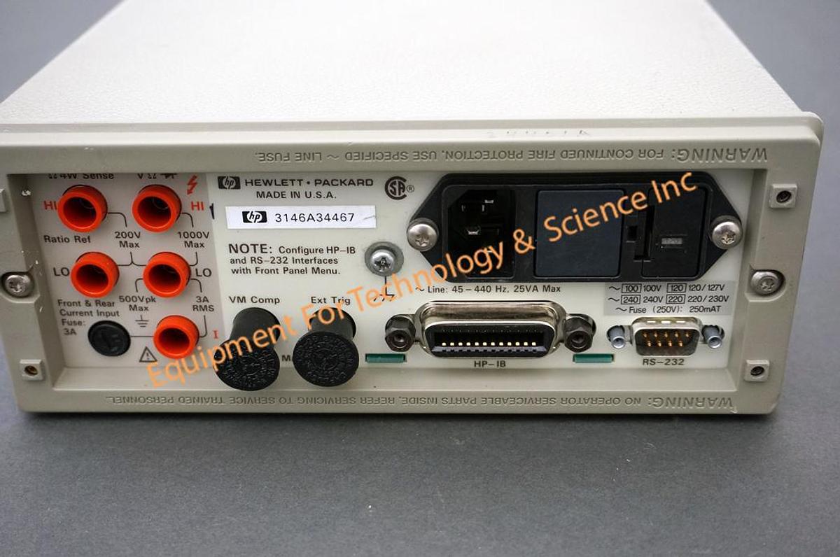 Used HP 34401A multimeter