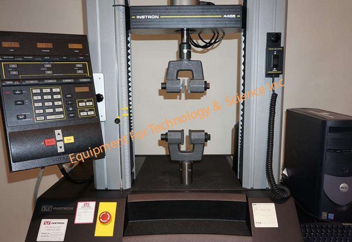 Used Instron 4465, capacity 1125 lbf (5KN)