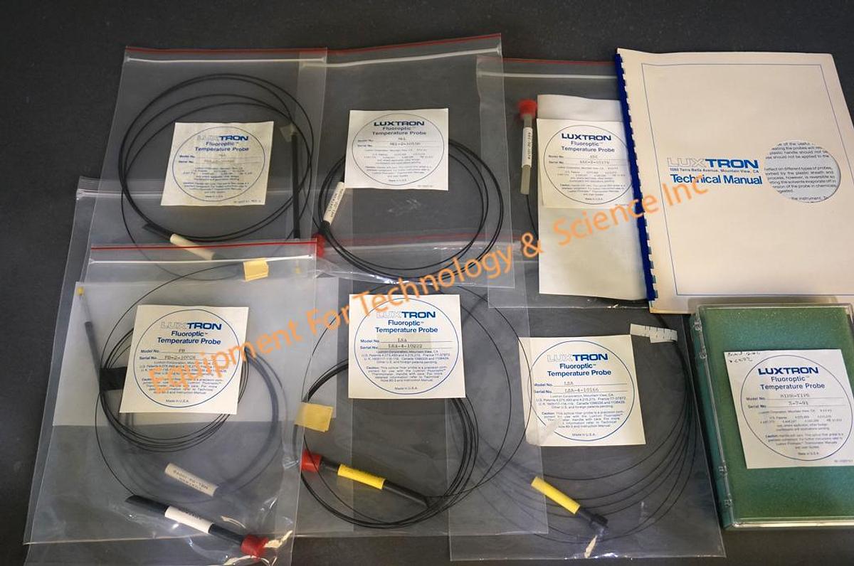 Used Luxtron (LumaSense Technologies) MSA, MEL, ASC, MHA, MIHR Optic Fiber Temperature Probes
