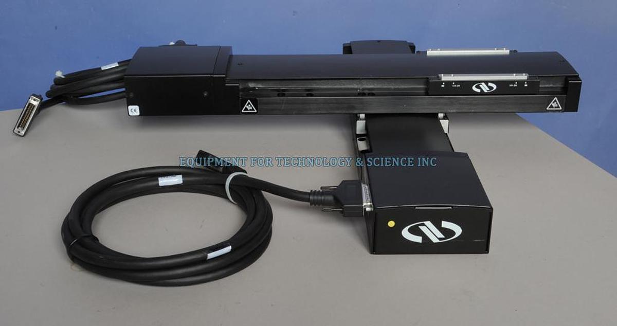 Used Newport ILS250CC XY Linear Stage, 250 mm Travel, UE404S DC Motor-  ESP compatible
