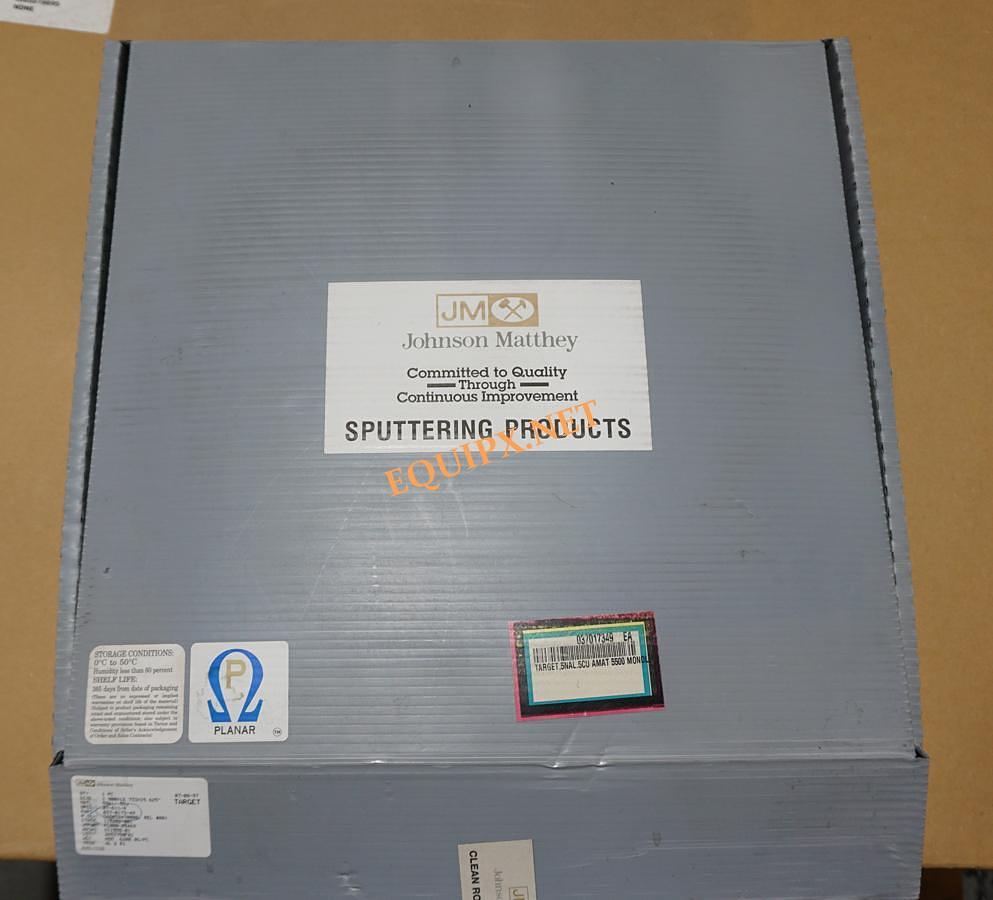 Used Johnson Matthey Applied Materials Endura 59Al/0.5Cu Sputtering Target
