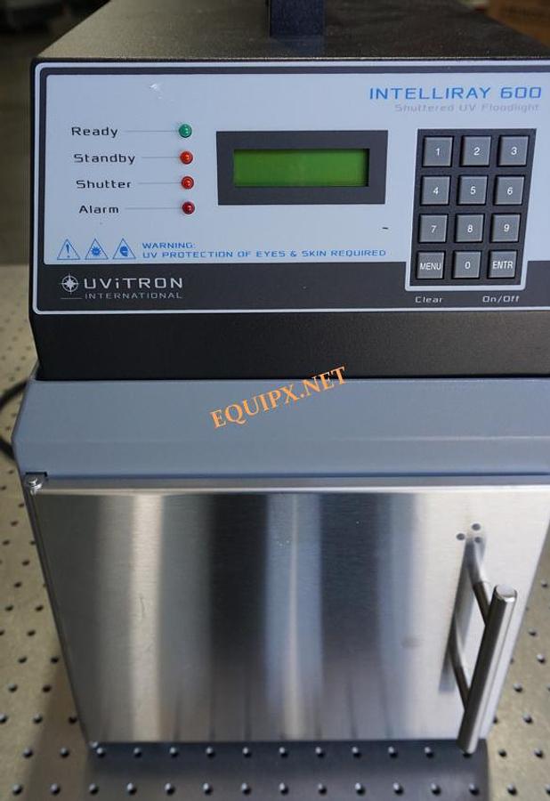 Used Uvitron IntelliRay 600 UV Flood cure sysem with 600W lamp including curing chamber