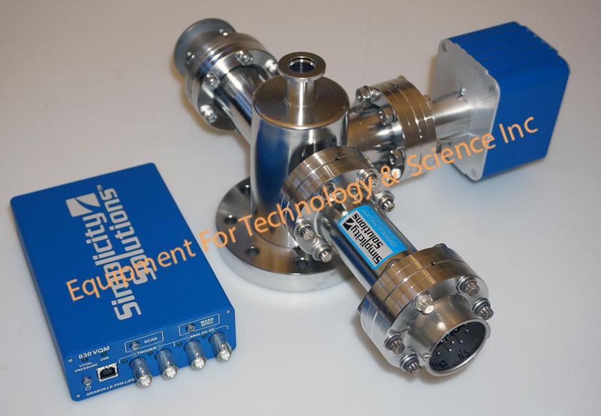 Used Granville Phillips MKS 830 VQM (Vacuum Quality Monitor System) 1-135 amu measurement range