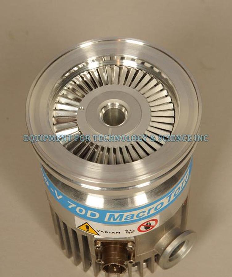 Used Varian V70D Turbo Pump 969-9361 with cable and controller