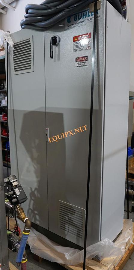 Used PRIMIX Corp. FILMIX 80 Thin-Film Spin System high-Speed Mixer,  Buhler FILMIX 80-50 Control Panel (2014)