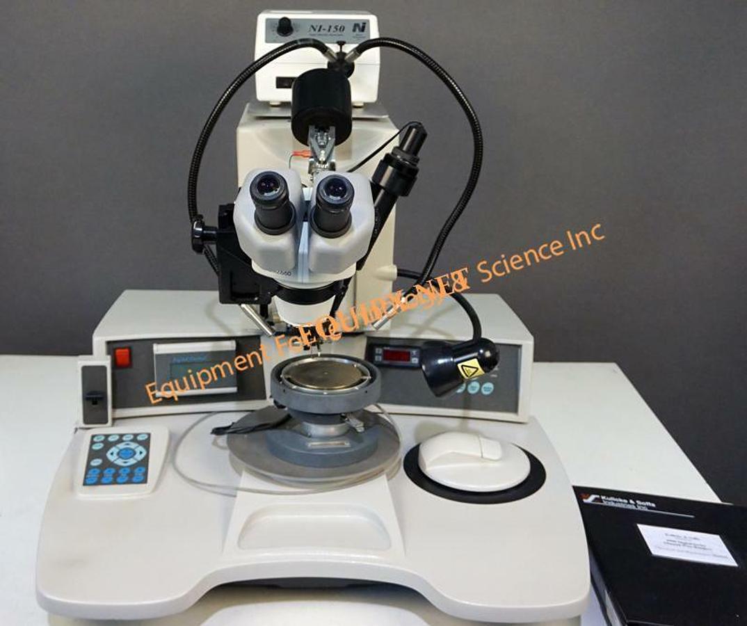 Used K&S 4524AD digital ball bonder with auto stepback, heated workholder (2006)