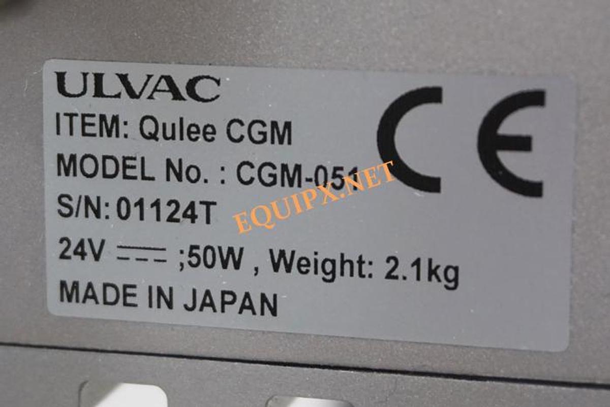 Used ULVAC Qulee Residual Gas Analyzer  CGM-051 Range 0-50amu