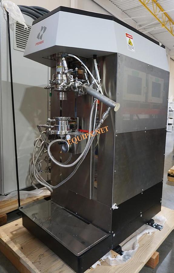 Used PRIMIX Corp. FILMIX 80 Thin-Film Spin System high-Speed Mixer,  Buhler FILMIX 80-50 Control Panel (2014)