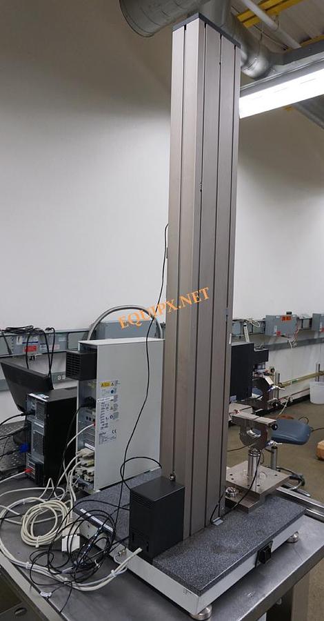 Used Zwick-Roell model Z5.0 Type TH tensile testing machine  5kN capacity (1200 lbs) with PC, software, pair 1KN pneumatic vise action grips