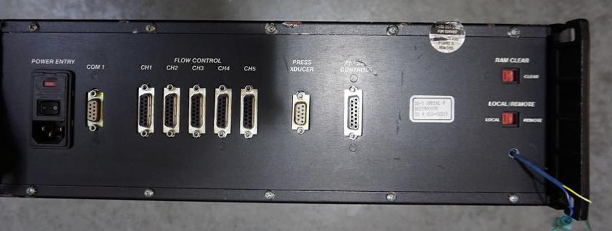 Used Unit Instruments DX-5 5 channel digital gas flow display