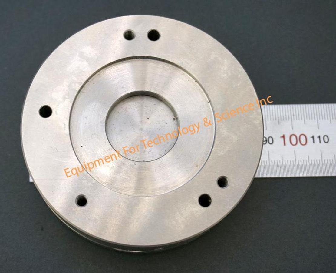 Used Logitech 1P5AC-2500 wafer mounting plate and 1P5AC-2700 spacer ring