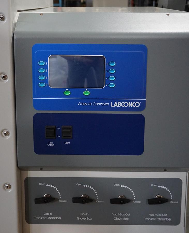 Refurbished Labconco 5080110 Controlled Atmosphere Stainless Steel Glovebox with 4 gas inlets