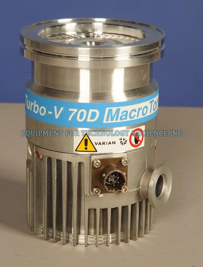 Used Varian V70D Turbo Pump 969-9361 with cable and controller