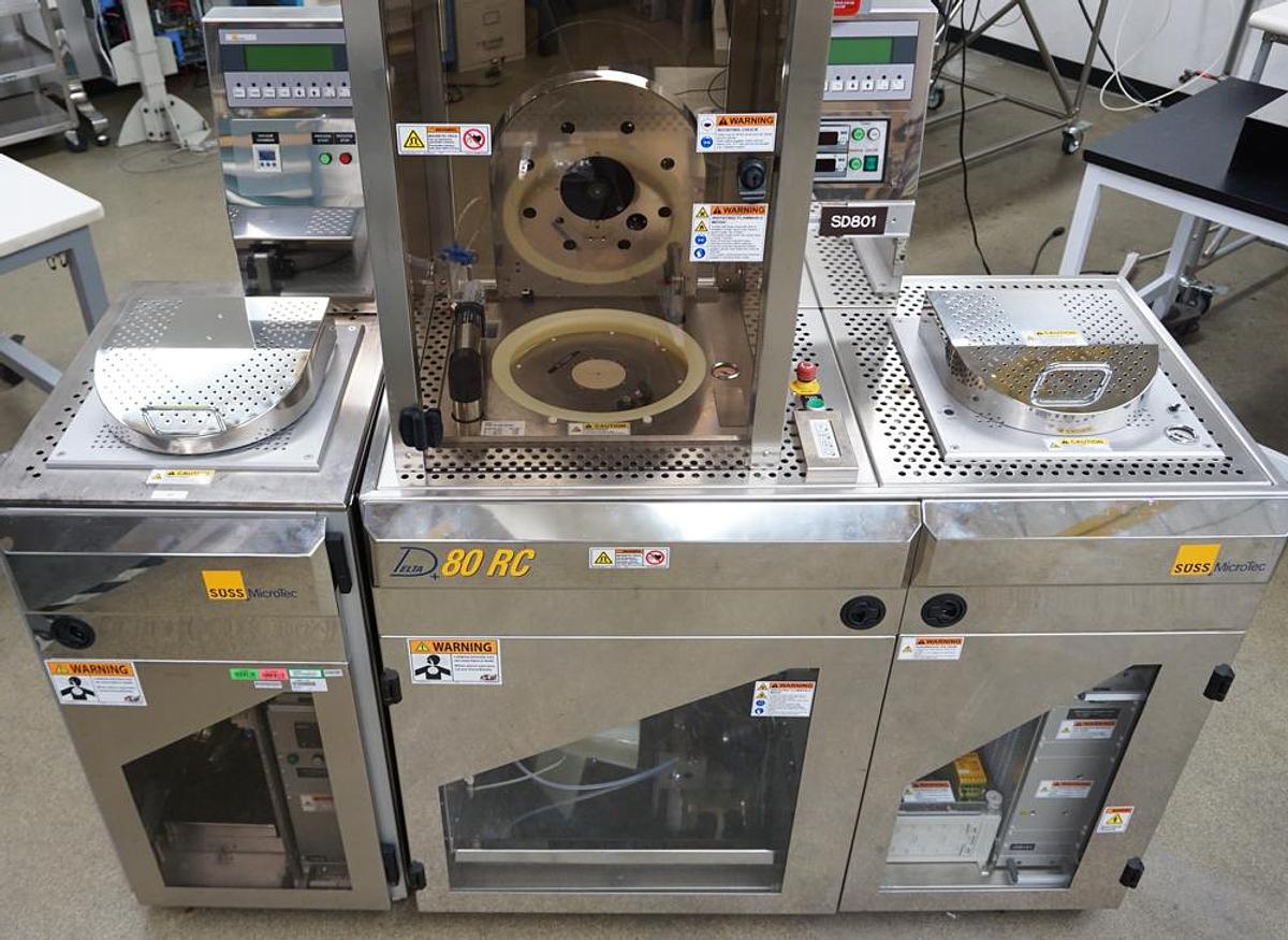 Preowned 2008 Suss Microtec Delta 80RC T3 HMDS Spin Coater with Hot plate and HMDS module
