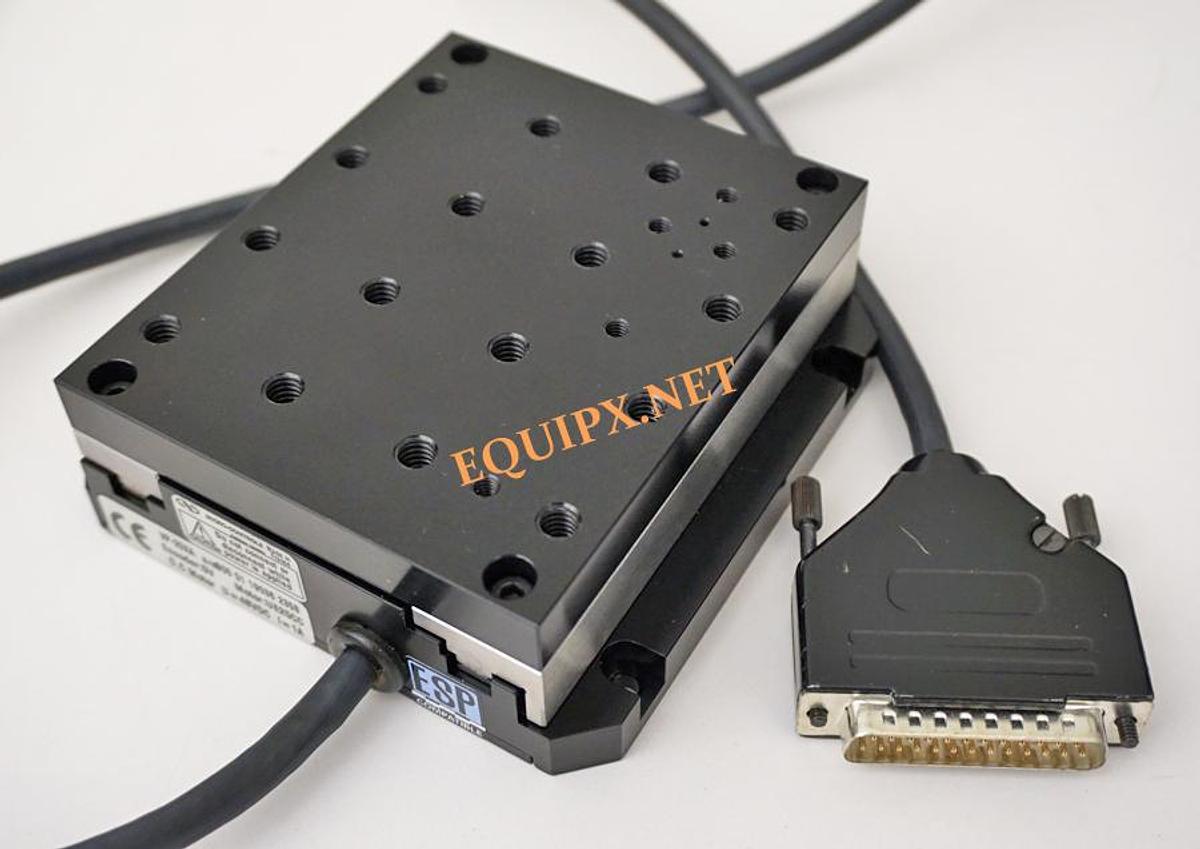 Used Newport VP-25XA high precision motorized linear stage with 25mm range, 5V encoder and UE25CC motor