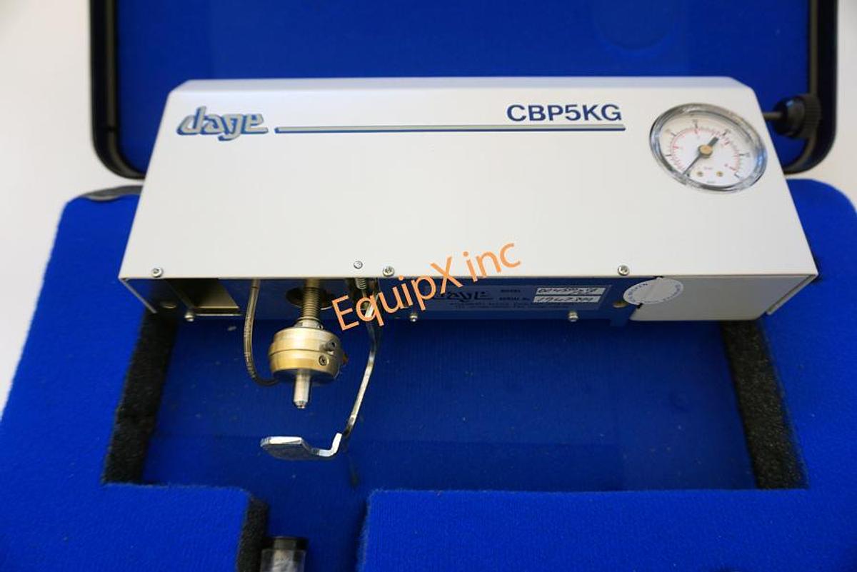 Used Dage 4300 wafer bump tester with CHAD Wafermate 300 autoloader
