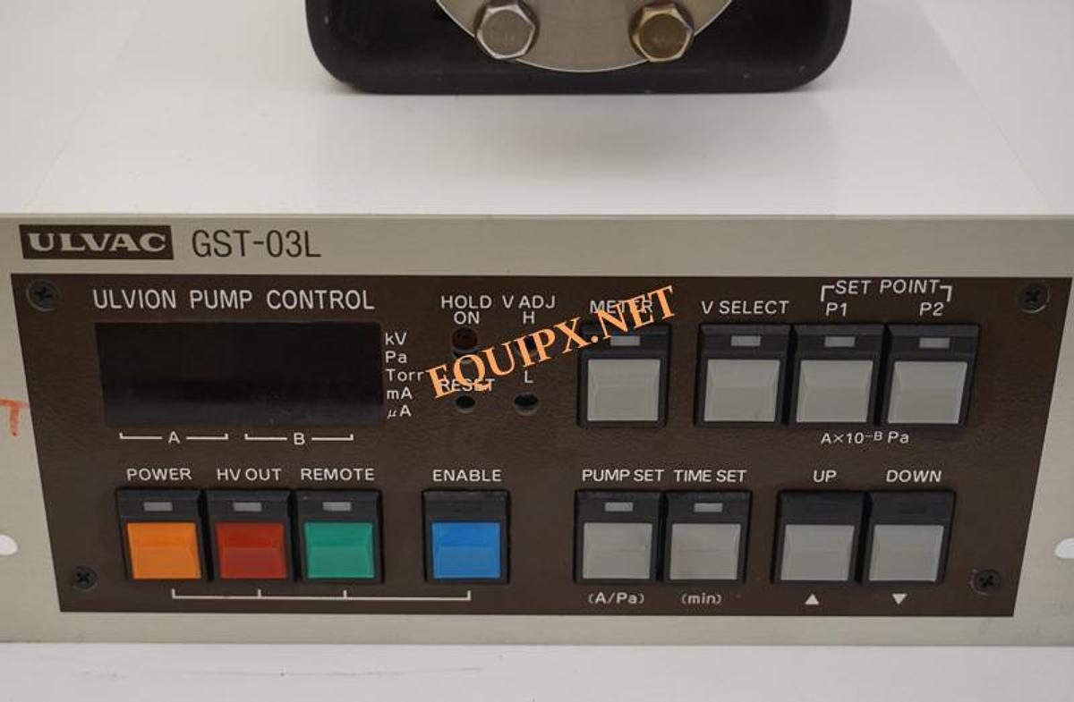 Used ULVAC GST-03L ion pump and controller