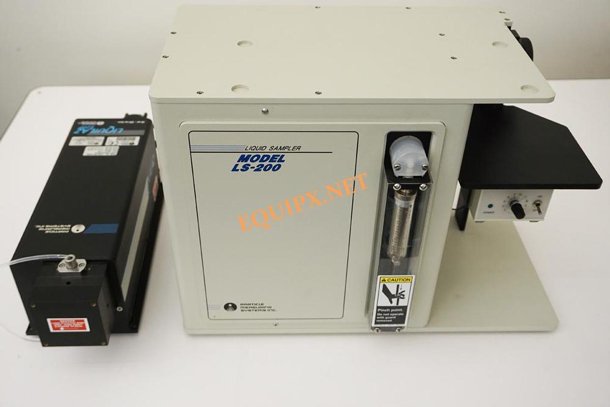 Used Particle Measuring Systems LS200 liquid sampler with Liquilaz E20P sensor