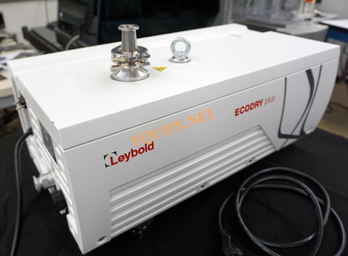 Used LEYBOLD ECODRY 40 PLUS DRY ROOTS VACUUM PUMP,  24 CFM, ultimate pressure 2.3x10-2 torr