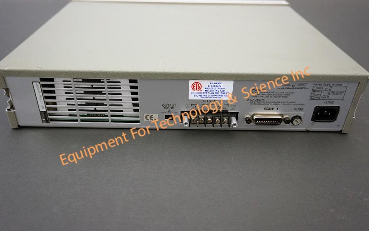 Used HP 6633A power supply, 0-50v, 0-2A