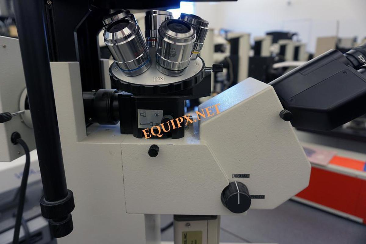Used Union Versamet 3 inverted metallurgical microscope with brightfield, dark field, DIC