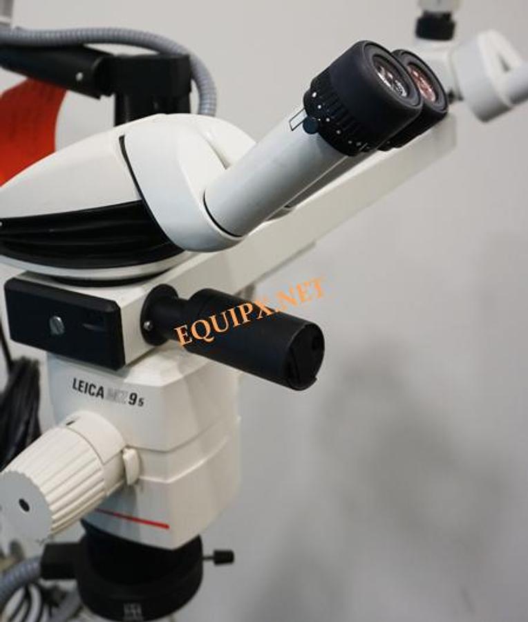 Used Leica MZ9.5 surgical training microscope with motorized focus