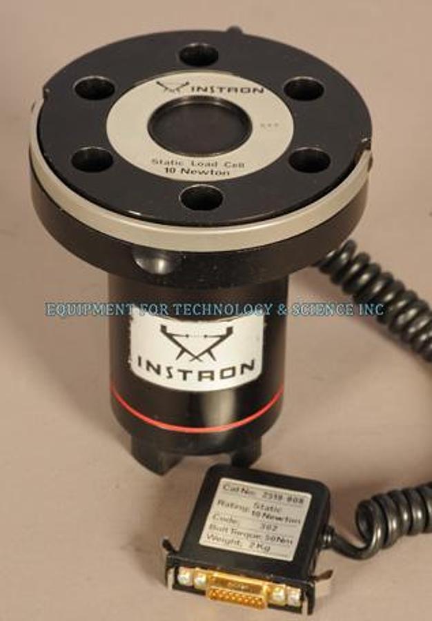 Used Instron 2518-808 10N (2.24lbf) Static Load Cell for tension/compression