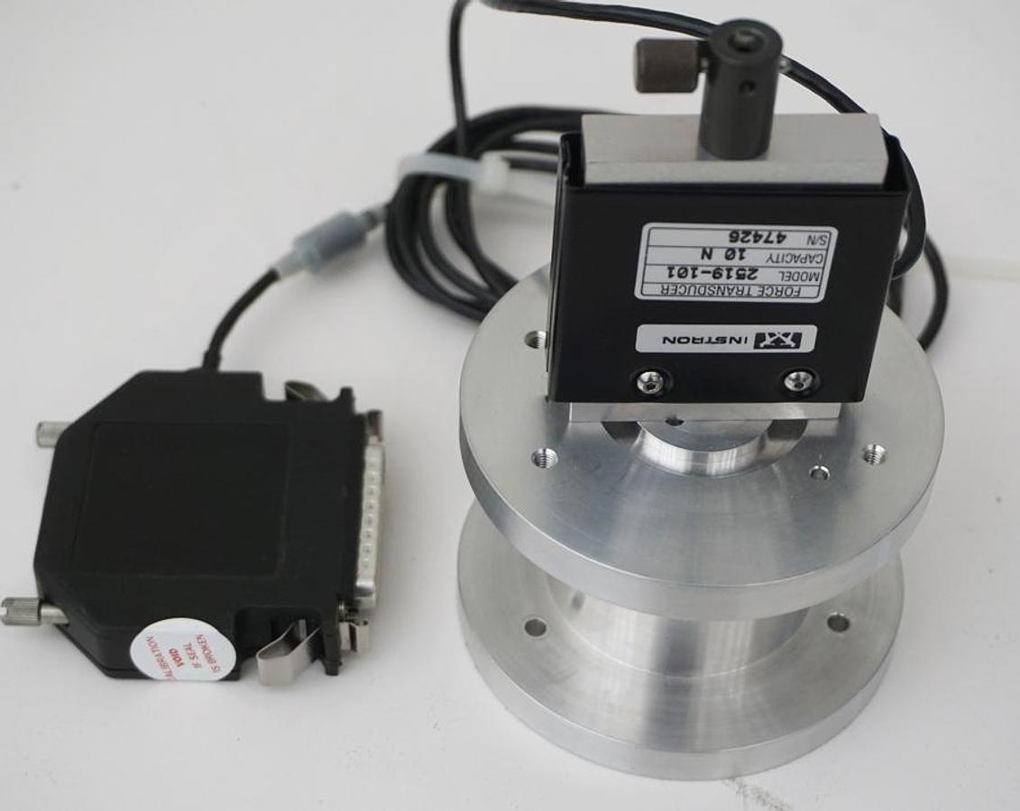 Used Instron 2519-101 S type 10N (2.2lbf) Load cell for 3300 and 3400 series testing machines-