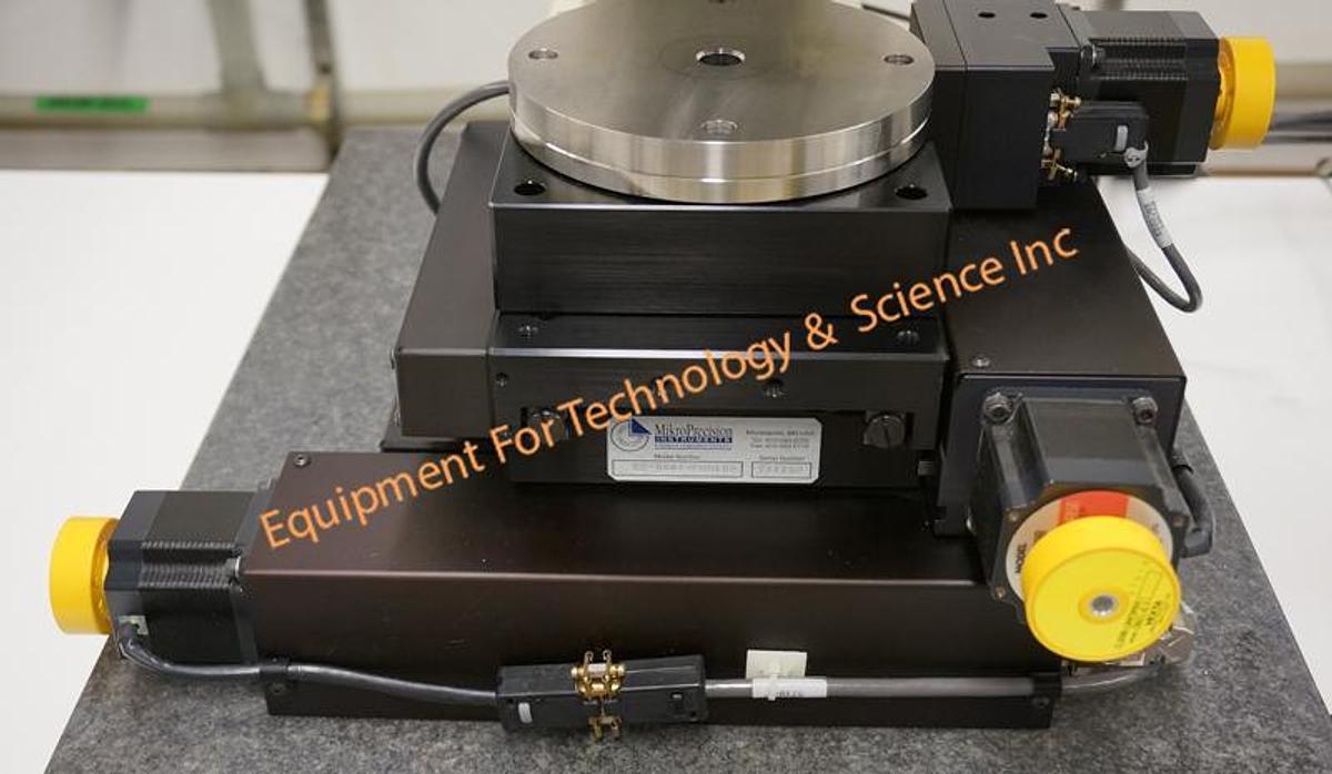 Used Inspection microscope with Nikon optics, granite base, motorized XY-Theta stage