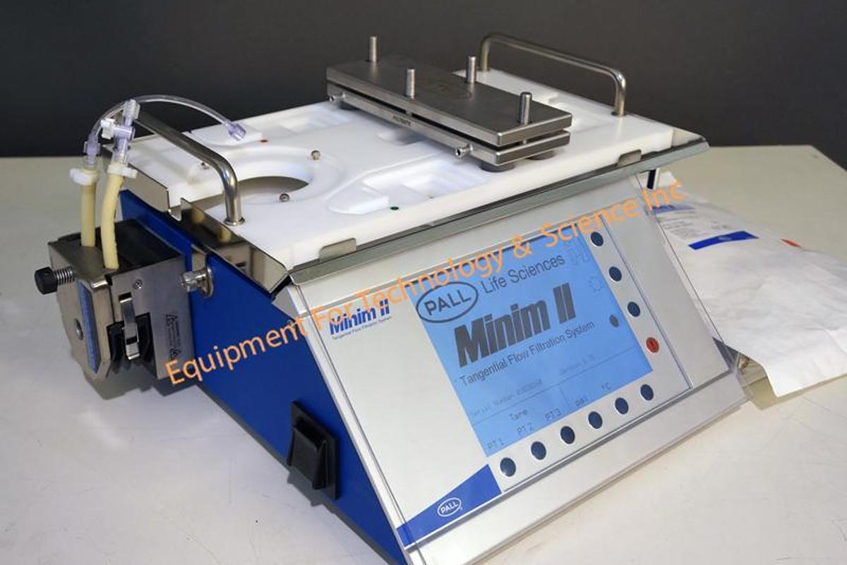 Used PALL Minim II tangential flow filtration system with cassette holder