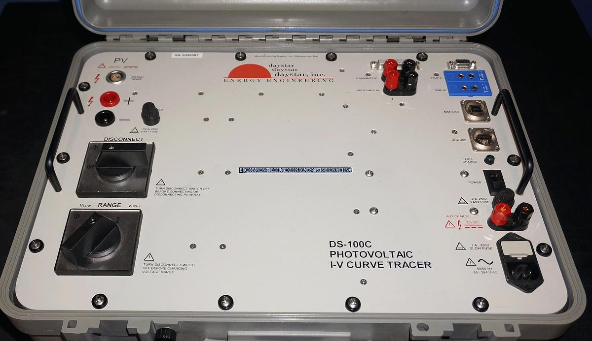 Used Daystar Energy Engineering DS-100C Photovoltaic IV Curve Tracer