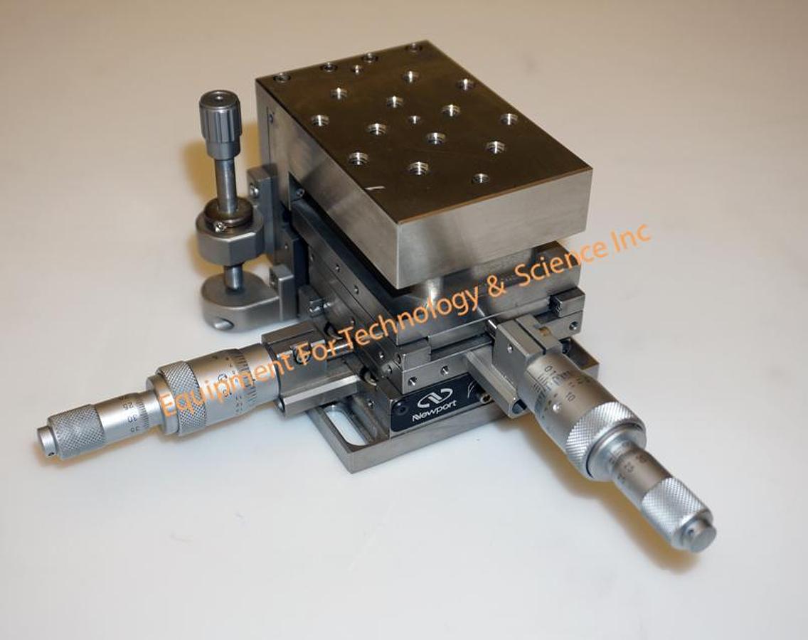 Used Newport 562-XYZ Stage with 2 differential micrometers