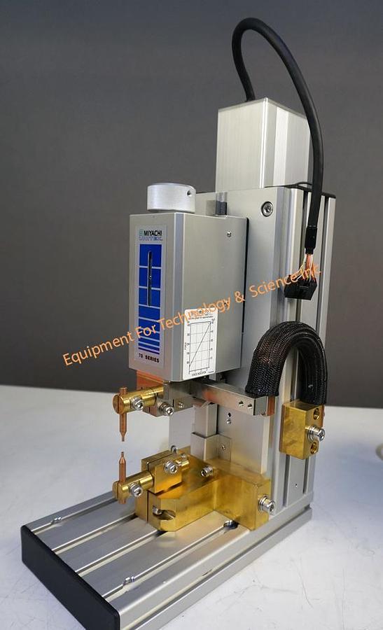 Used Miyachi Unitek model 73 servo driven opposed gap weld head (NEW)