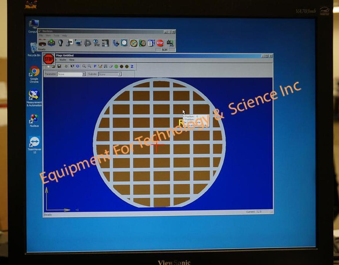 Used Cascade Microtech 12000 probe station with 200mm vacuum chuck