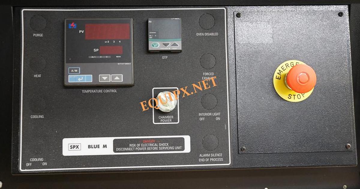 Used TPS Blue M DC146-B-ST350 forced air oven max 350C (662F), 208v/1phase