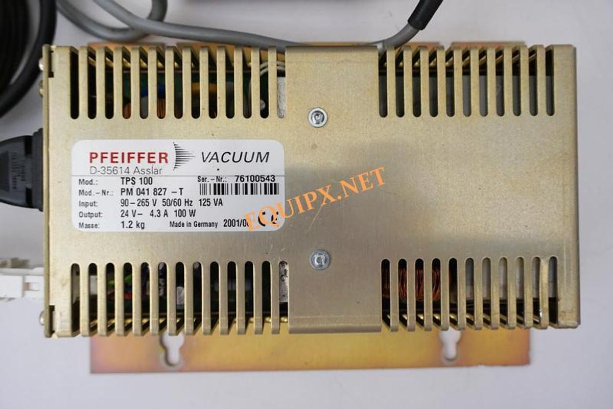 Used Pfeiffer TMH 071 P turbo molecular drag  pump with TC600 controller and TPS 100 power supply