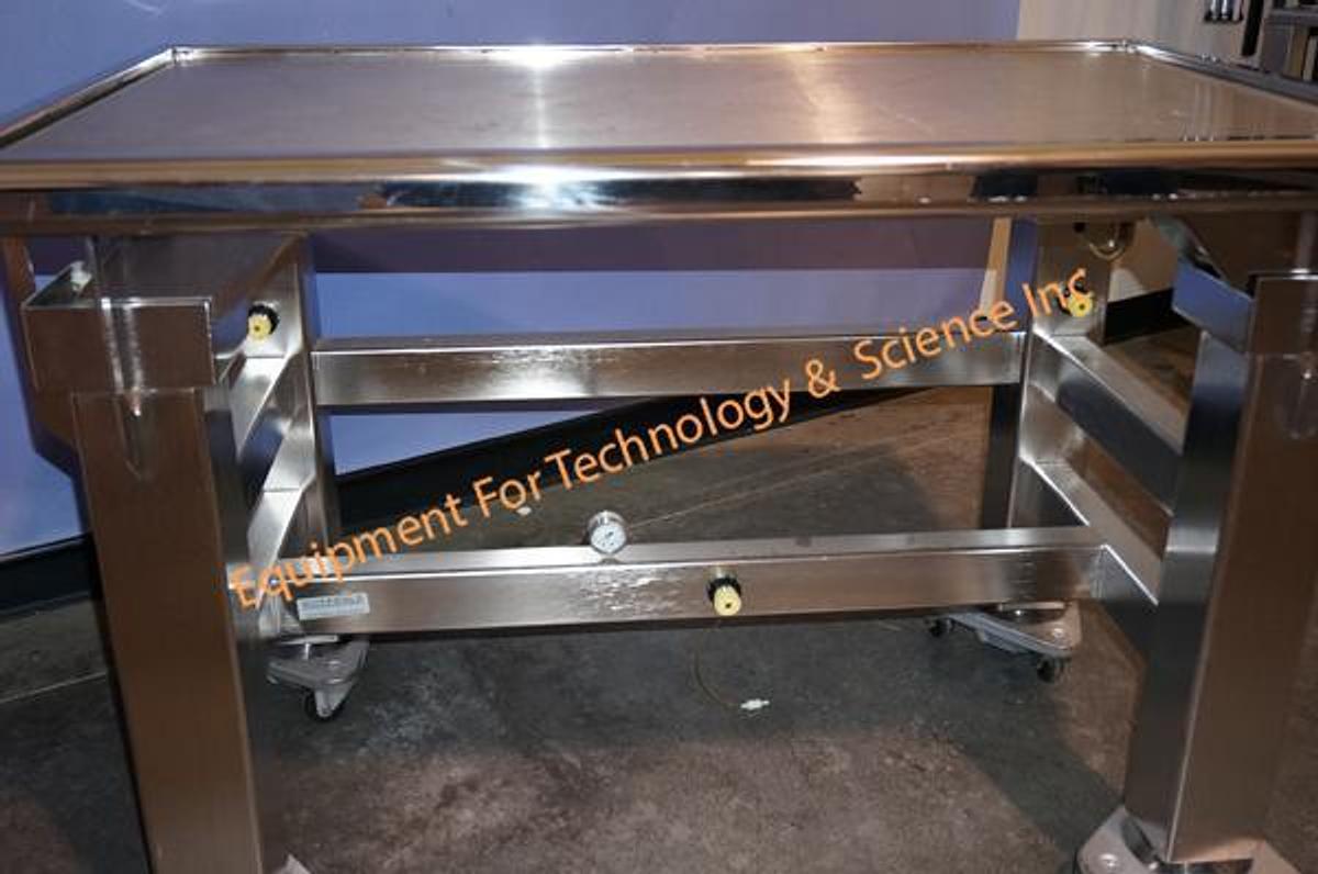 Used Lyndale stainless steel vibration isolation table 45x27