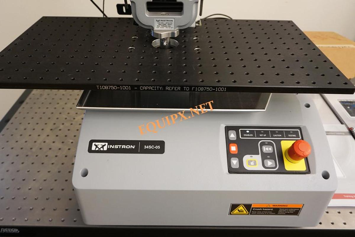 Used 2020 Instron 34SC-05 testing machine with Bluehill Universal and 0.5kN (112lb) capacity