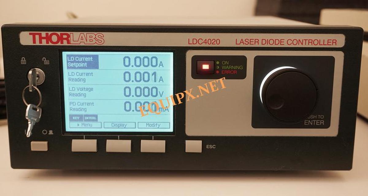 Used Thorlabs LDC4020 laser diode controller