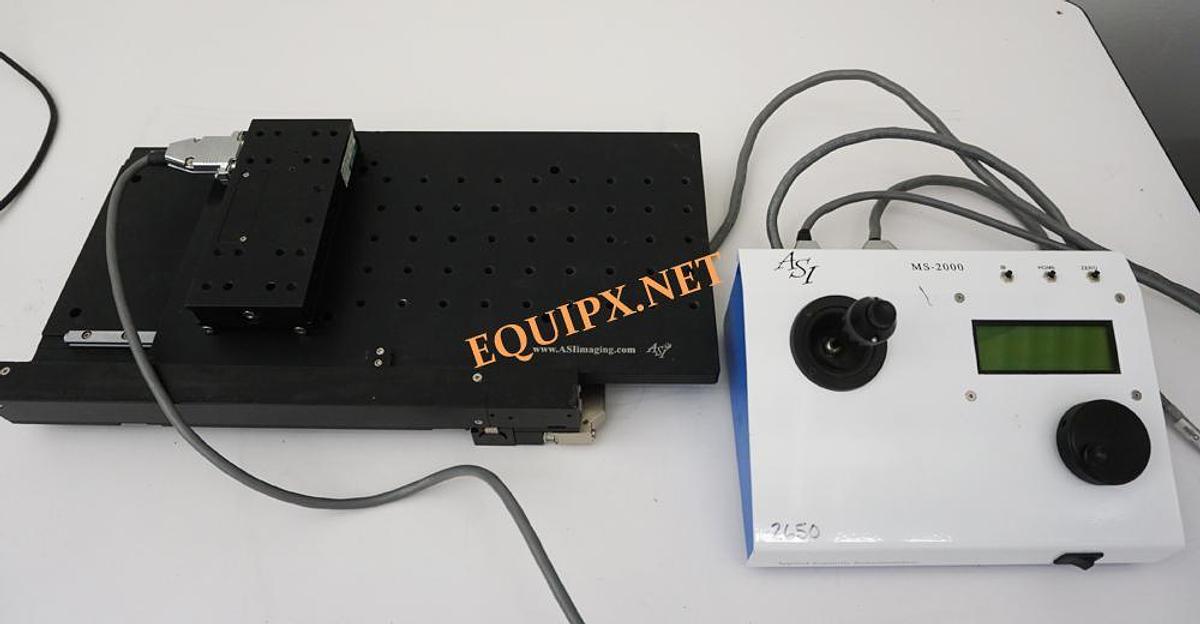 Used ASI motorized linear XY stage with MS2000 controller