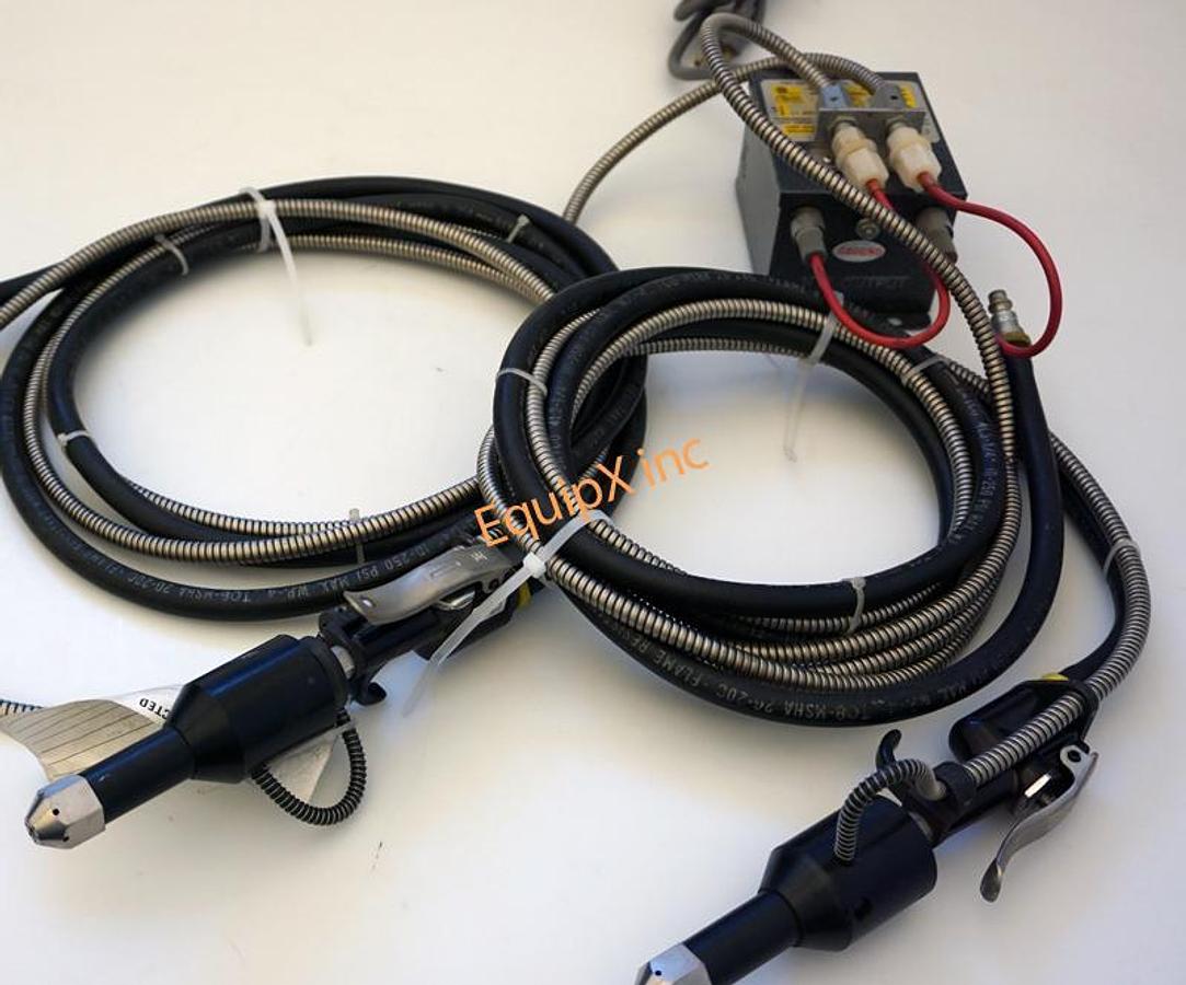 Used SIMCO H164G blow off static eliminator with 2 Type FB filtered ionizing airguns