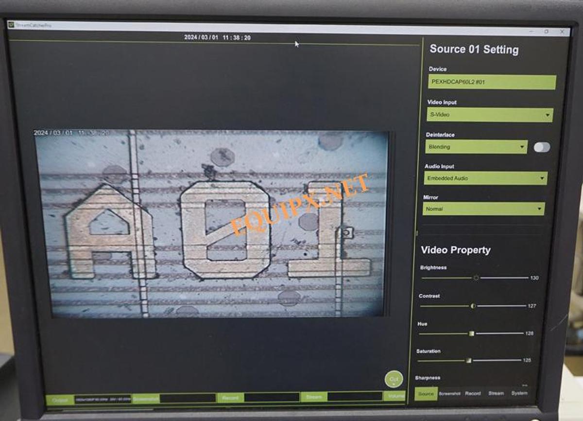 Used Hirox MX-2005C zoom lens magnification range of 200x to 4000x with PC and image card