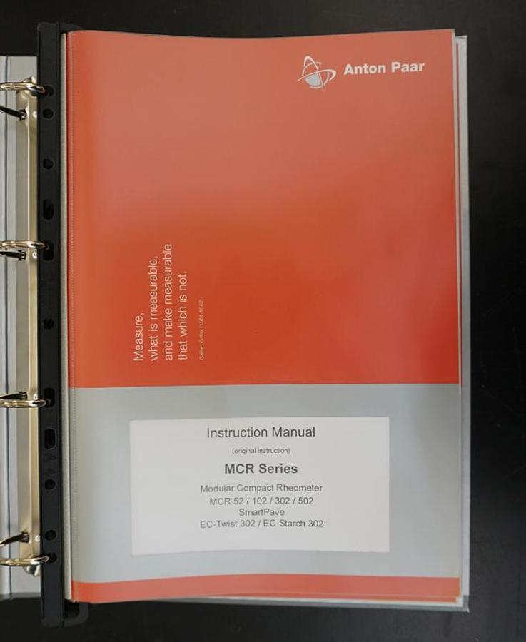 Preowned 2013 Anton Parr MCR 302 Modular Compact Rheometer