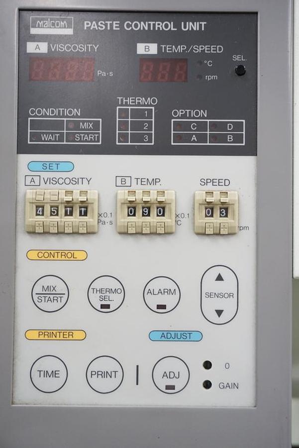 Used Malcom PCU-201 Spiral Viscometer