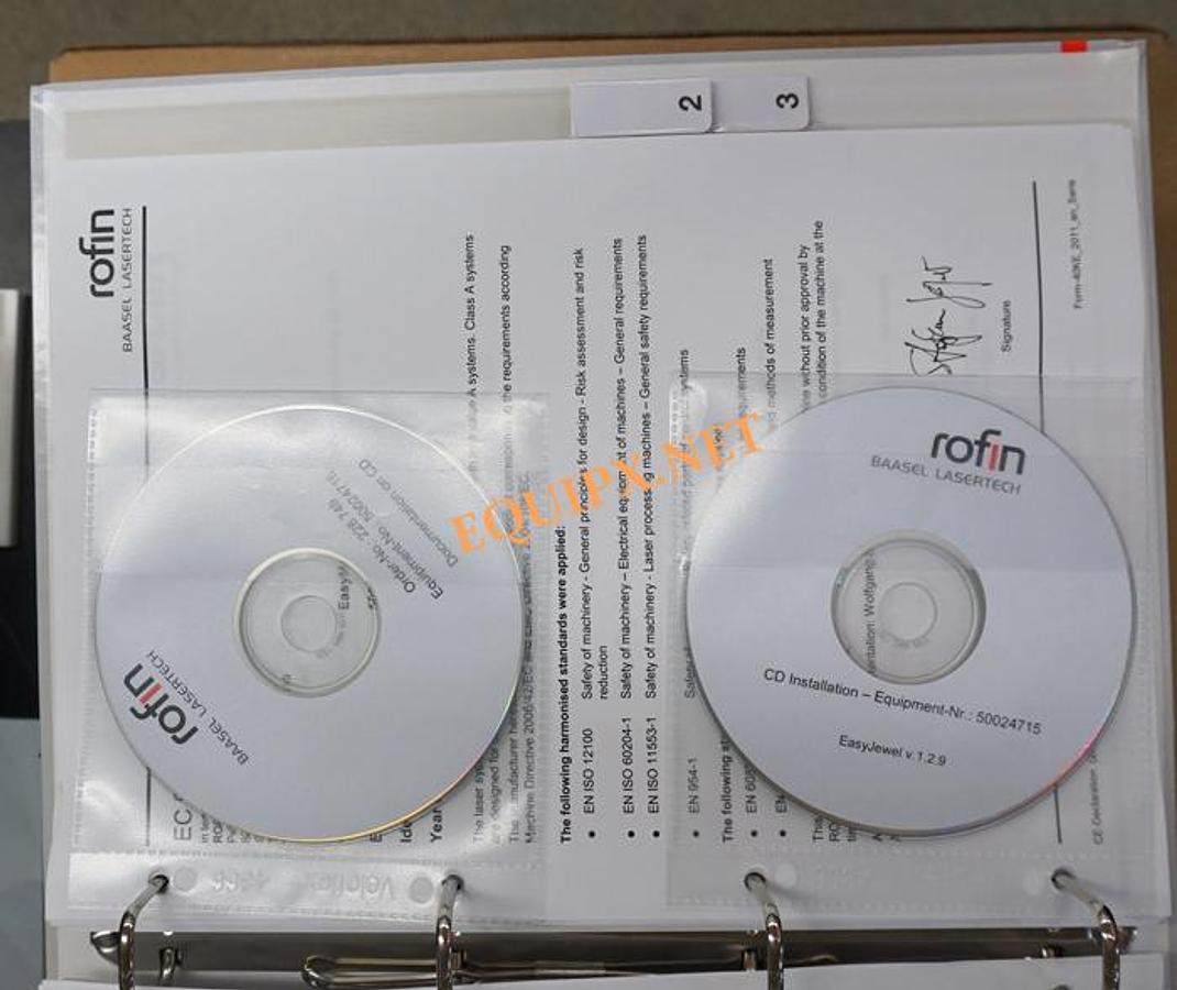 Used Coherent ROFIN EASYMARK E10:  180x180mm marking area, 15W, 1064 YAG laser