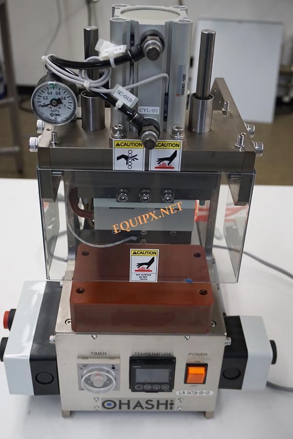 Used OHASHI HBM10 pneumatic ACF Heat Bonder