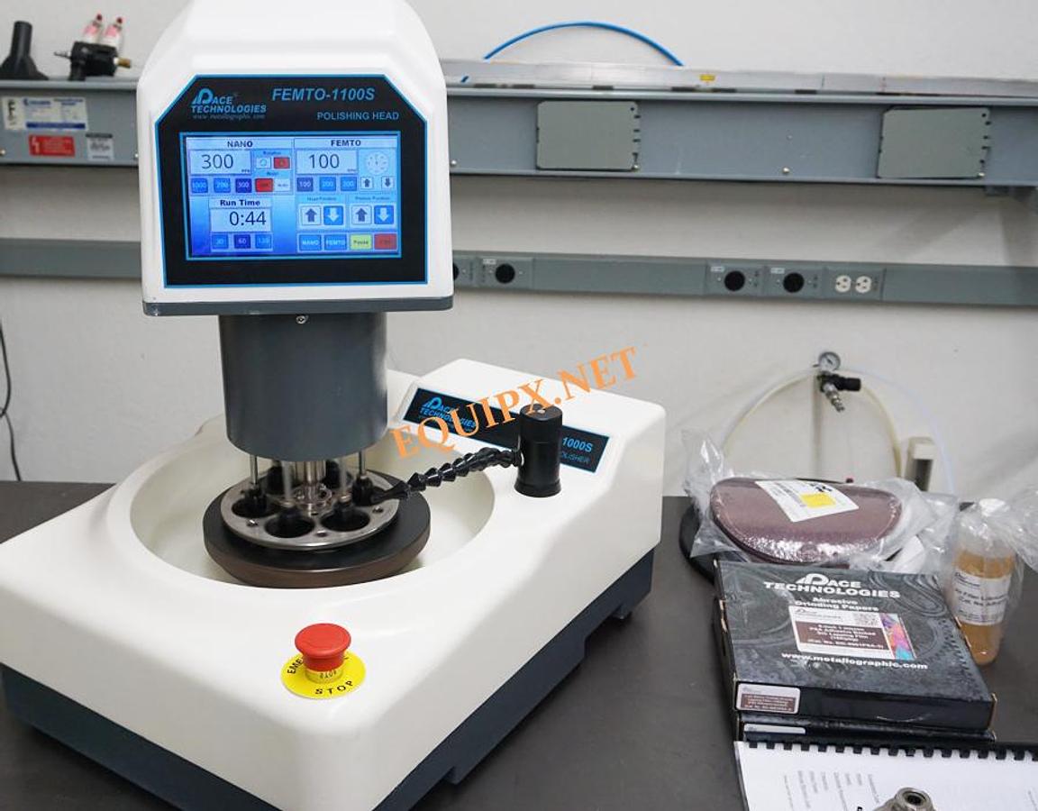 Used Pace Technologies Nano 1000S Polisher with FEMTO 1100S semi-auto polishing head