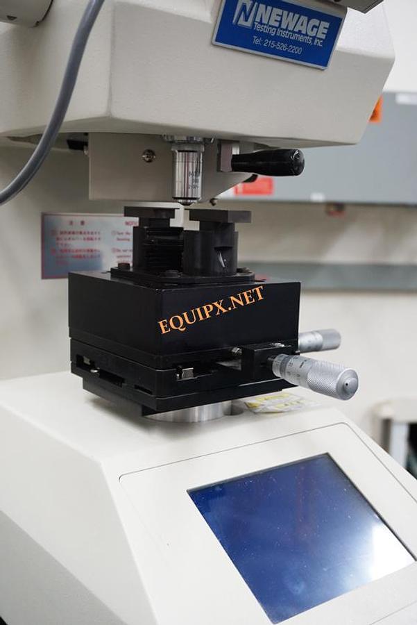 Used Shimadzu HMV-2T microhardness tester with auto revolving nosepiece
