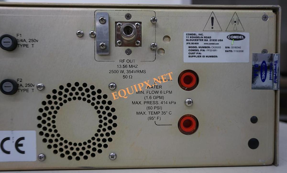 Used Comdel CX2500S 13.56Mhz Rf Plasma Generator NEW UNUSED